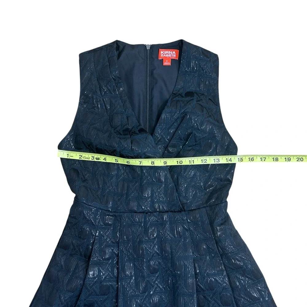 Kirna Zabete at Target Black Metallic Fit & Flare Mini Dress size 2